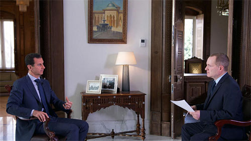 Presidente sirio afirma que EEUU utiliza a los grupos terroristas Presidente sirio afirma que EEUU utiliza a los grupos terroristas